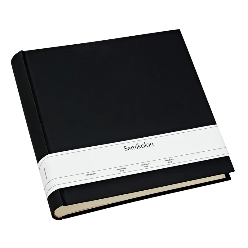 Semikolon Fotoalbum Classic XL Schwarz (30,4 x 29,9cm)