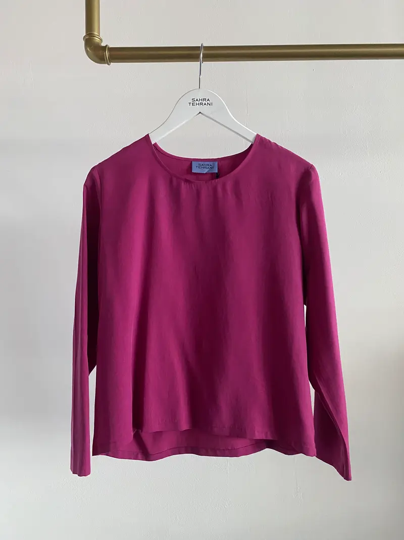 Shirt Tencel Berry