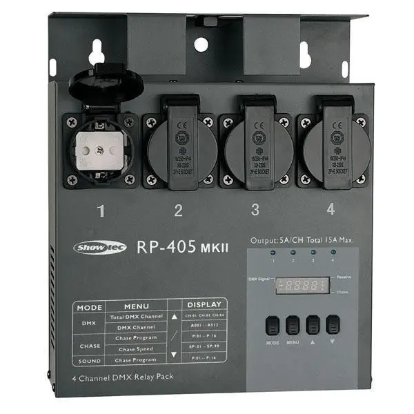 Showtec RP-405 MKII Relay Pack