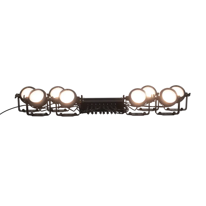 Showtec Stage Blinder FLEX Blaze – SET von 8x 100 W LED-Blinder + Steuerung
