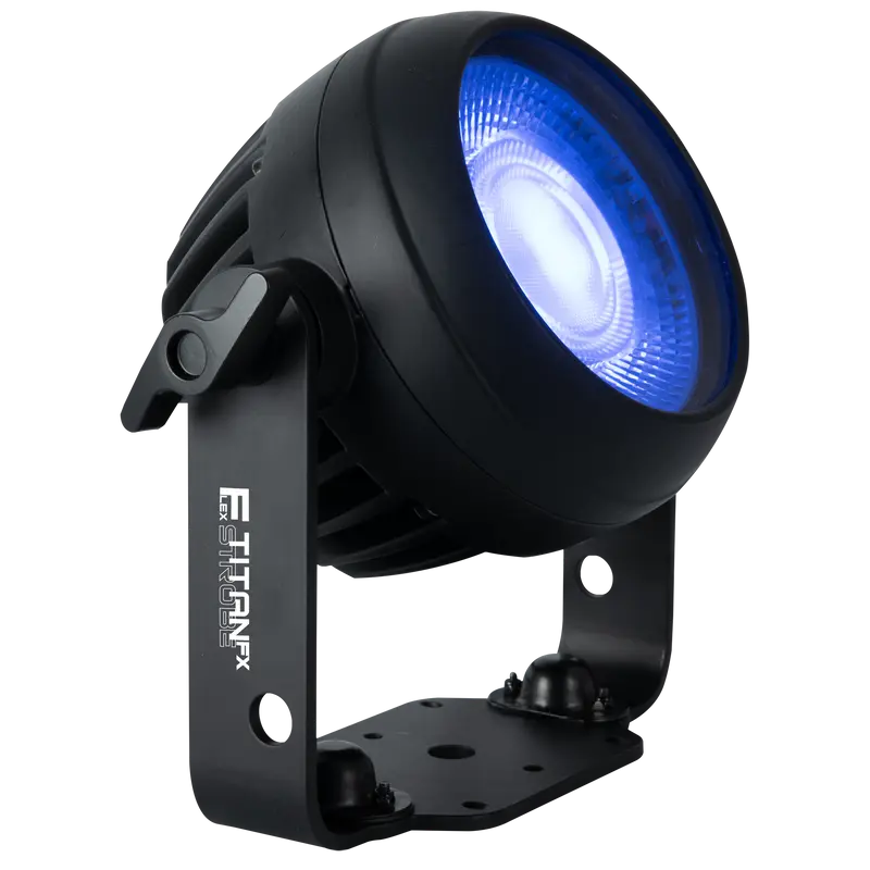 Showtec Titan Strobe FLEX FX Single Pod | 100 W LED Strobe Pod mit RGBW LED-Ringeffekt