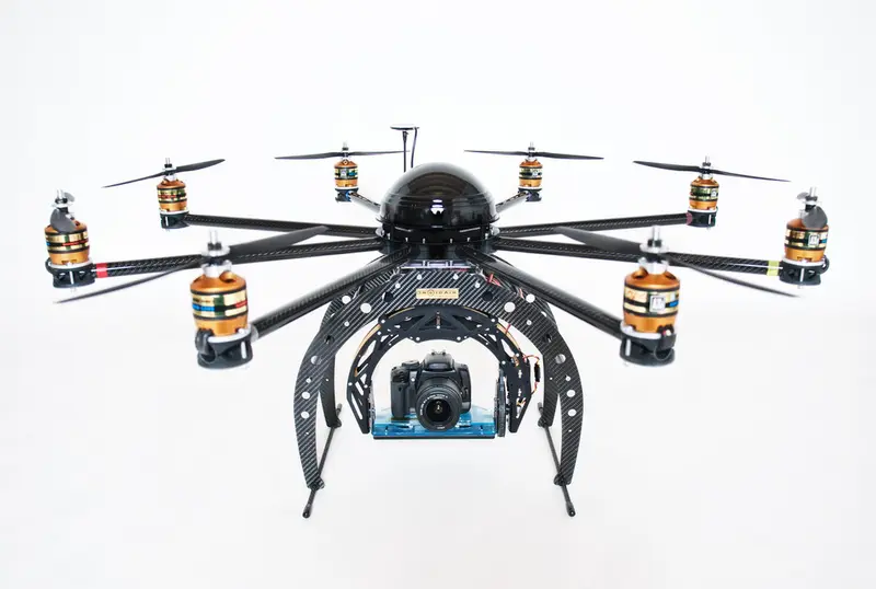 SkyJib-8 - Ready for RED!  RTF, Droidworx, AV200, Photohigher