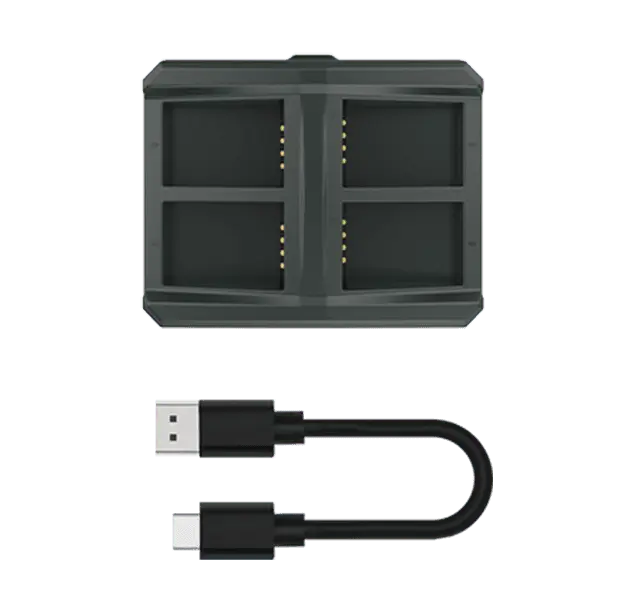 Solidcom C1 (Pro) 4-Slot Battery Charging Case