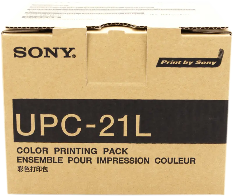 Sony UPC-21L mehrere Farben Value Pack + A6 Farb-Fotodruckpaket 200 Blatt