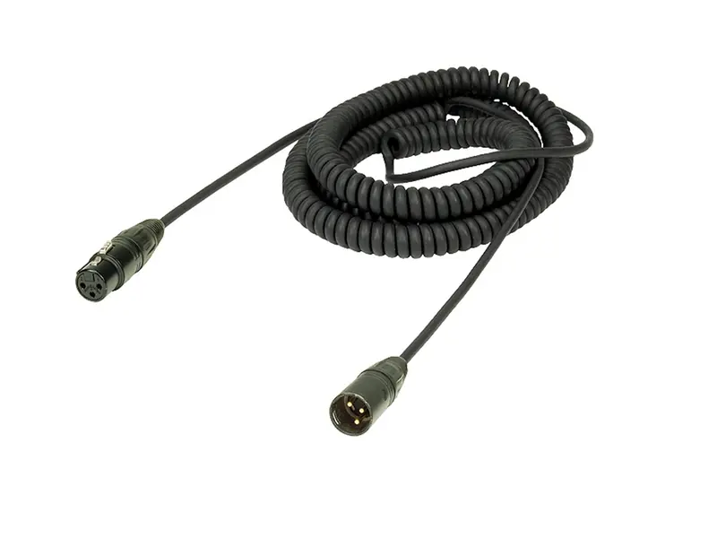 Spiralmikrofonkabel, mono - verschiedene Längen