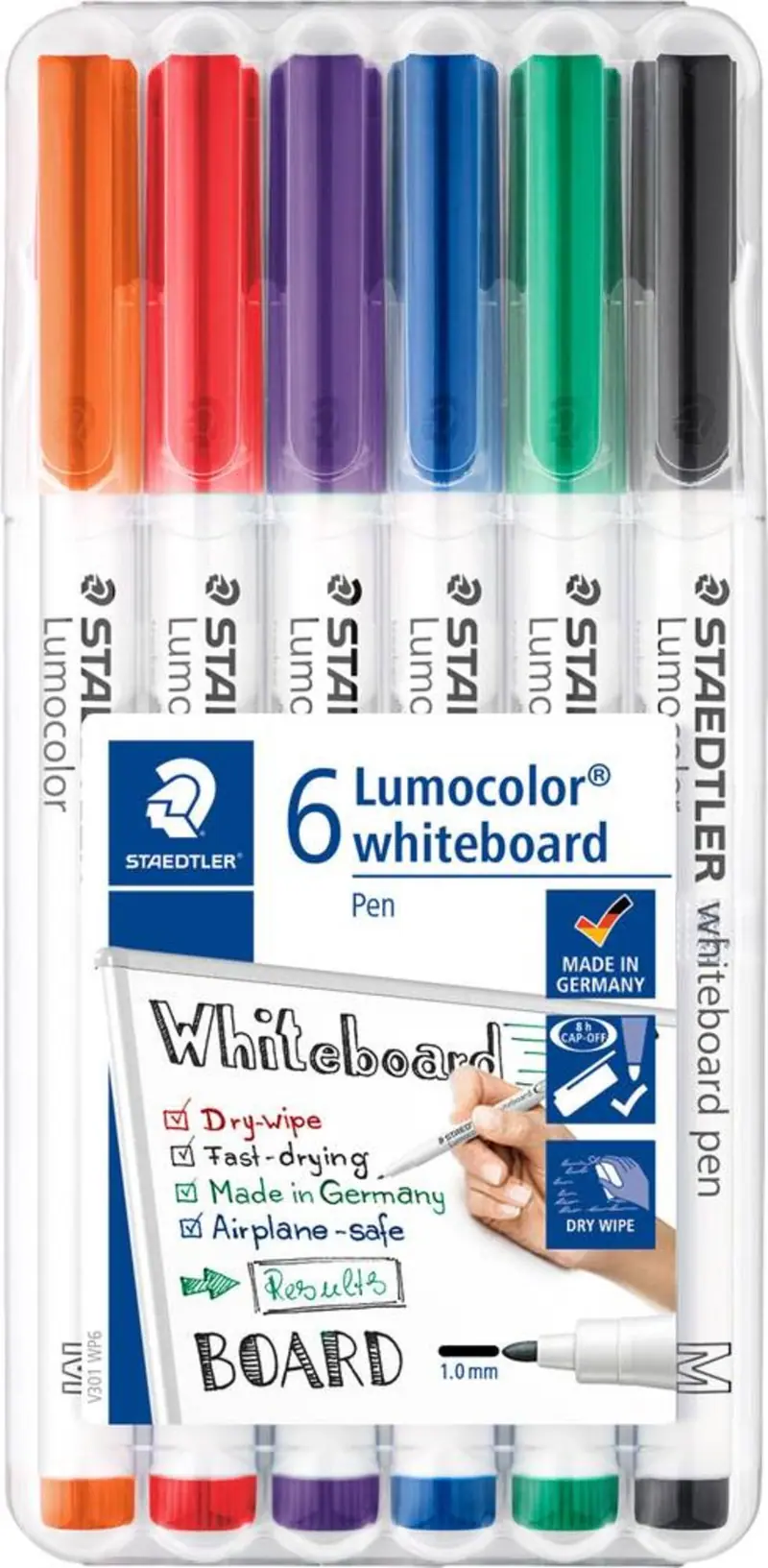 Staedtler Lumocolor 301 WP6 Whiteboard Marker