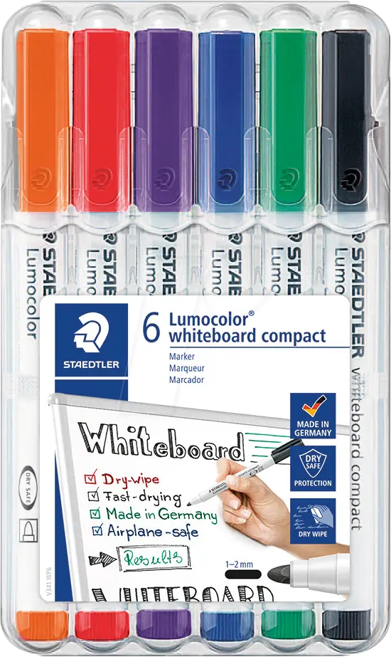 Staedtler Lumocolor 351 WP6 Whiteboard Marker