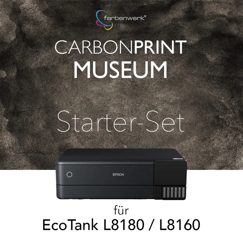 Starter-Set Carbonprint Museum für EcoTank L8180, L8160