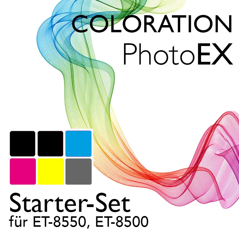 Starter-Set Coloration PhotoEX (Dye) ET-8550, ET-8500