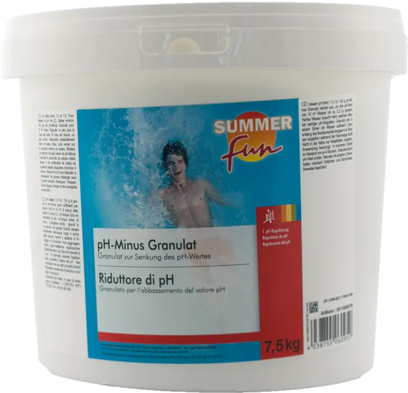 Summer Fun pH-Minus Granulat - 7,5 kg