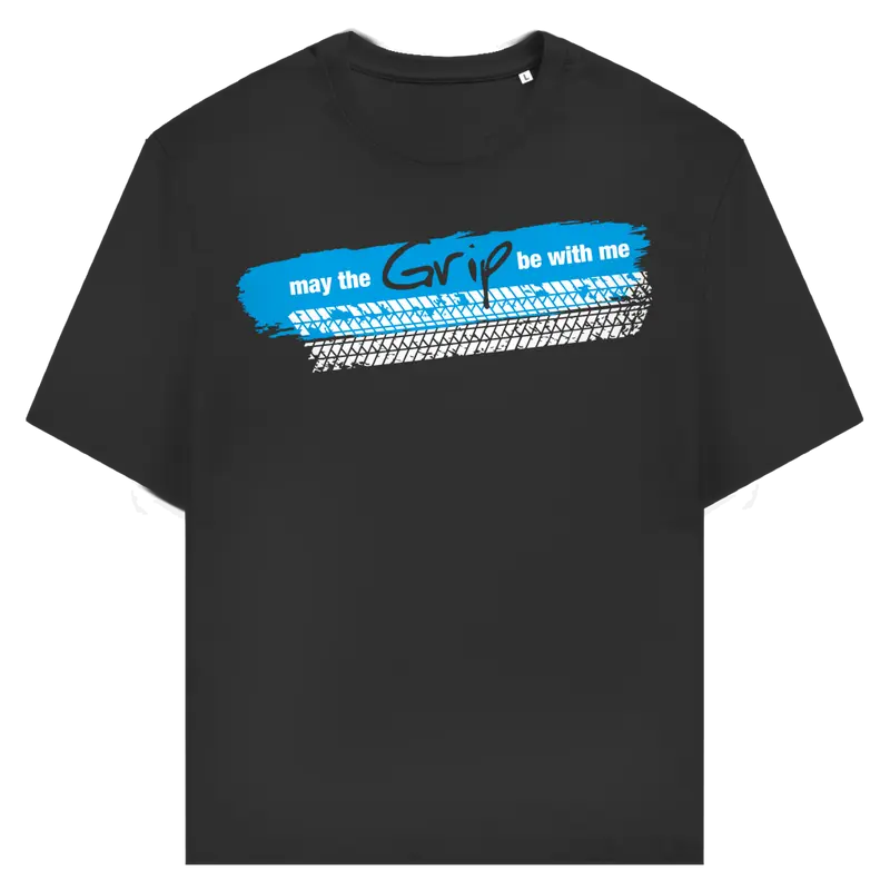 T-Shirt Grip Englisch Blau