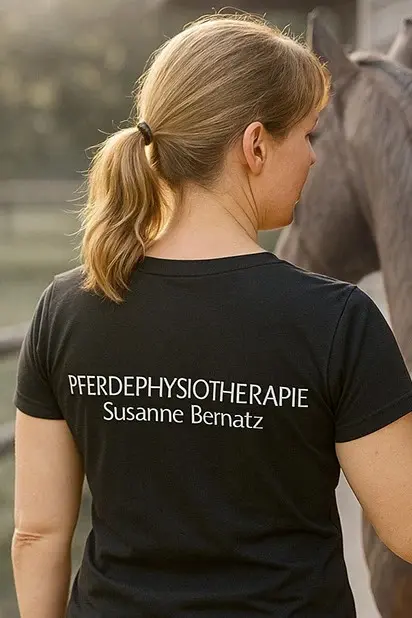 T-Shirt mit personalisiertem Werbedruck beidseitig