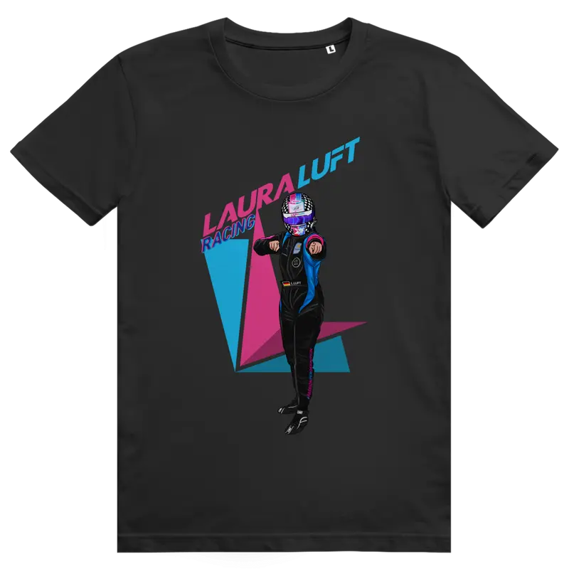 T-Shirt Rennfahrerin Laura Luft Racing