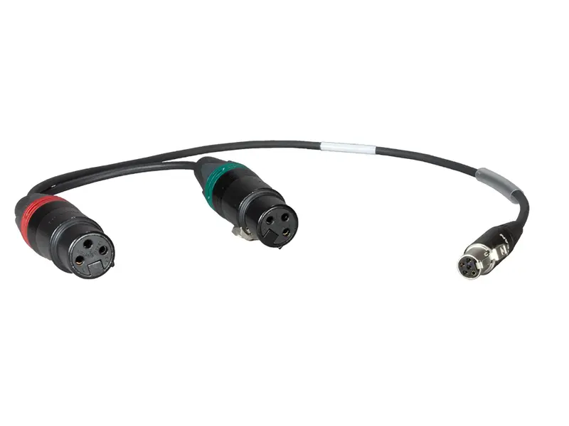 TA5F / 2x XLR-3F - Stereo Adapter Kabel - Perivox® Y-Kabel (AK-TA5F-2XLR3F)