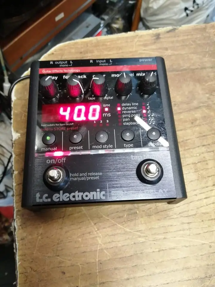 TC ELECTRONIC ND-1 Nova Deleay, Effekt-Pedal für Gitarren!!