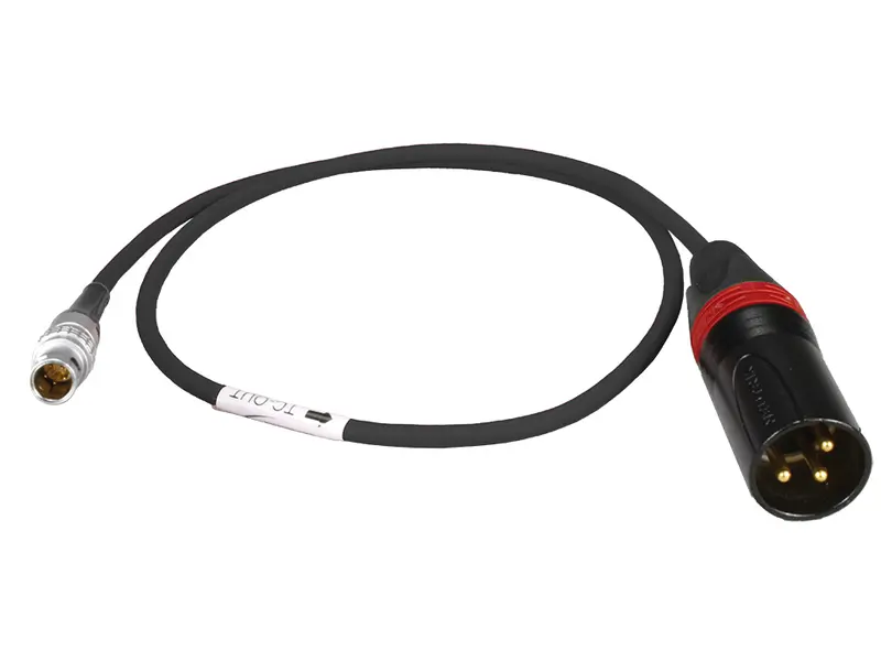 TC-OUT - Timecodekabel PushPull-5-Pol (Lemo-kompatibel) auf XLR3M
