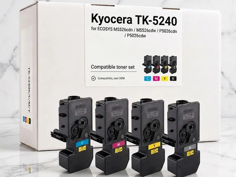 TK-5240 Premium Toner-Set für Kyocera – von uns getestet, 4 Farben