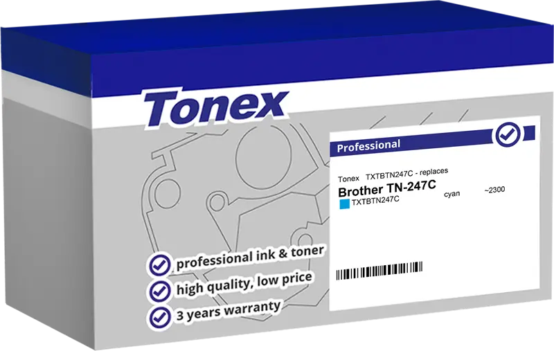 Tonex TXTBTN247C Cyan Toner