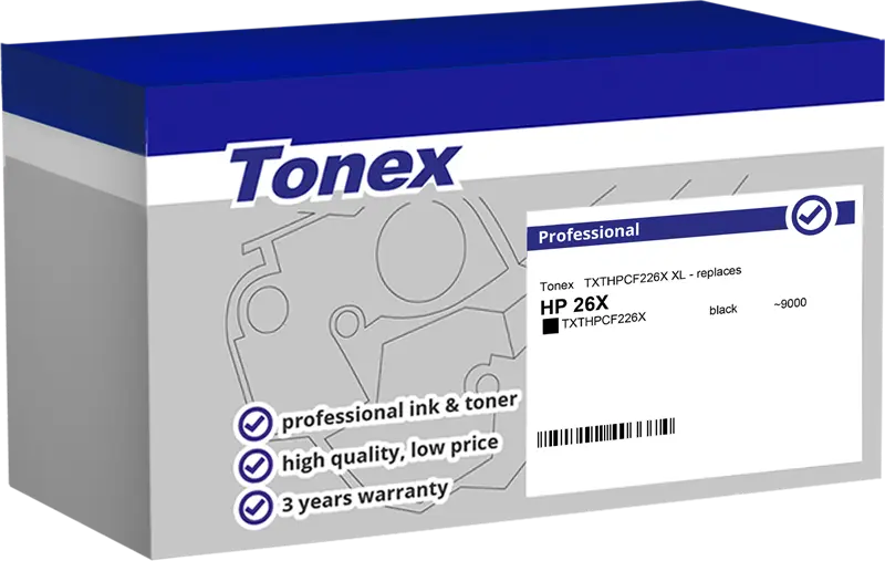 Tonex TXTHPCF226X Schwarz Toner