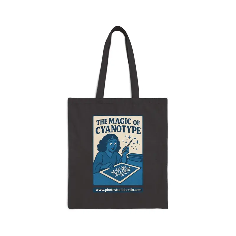 Tote Bag — ‘The Magic of Cyanotype’ Vintage Photography Canvas Tote