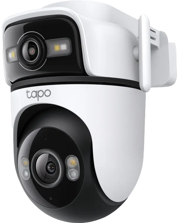 TP-Link Tapo C545D Überwachungskamera, Dual-Objektiv Weiss
