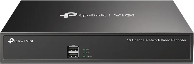 TP-Link VIGI NVR1016H Netzwerk-Videorekorder Schwarz