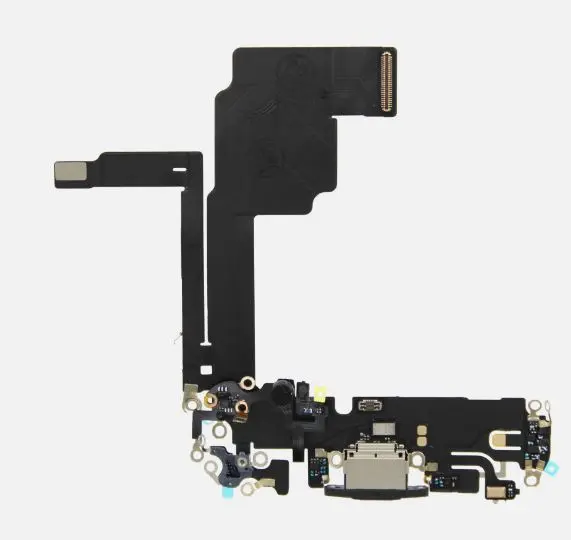 USB-C Ladebuchse Chargeflex Dockconnector Blau kompatibel für iPhone 15 Pro