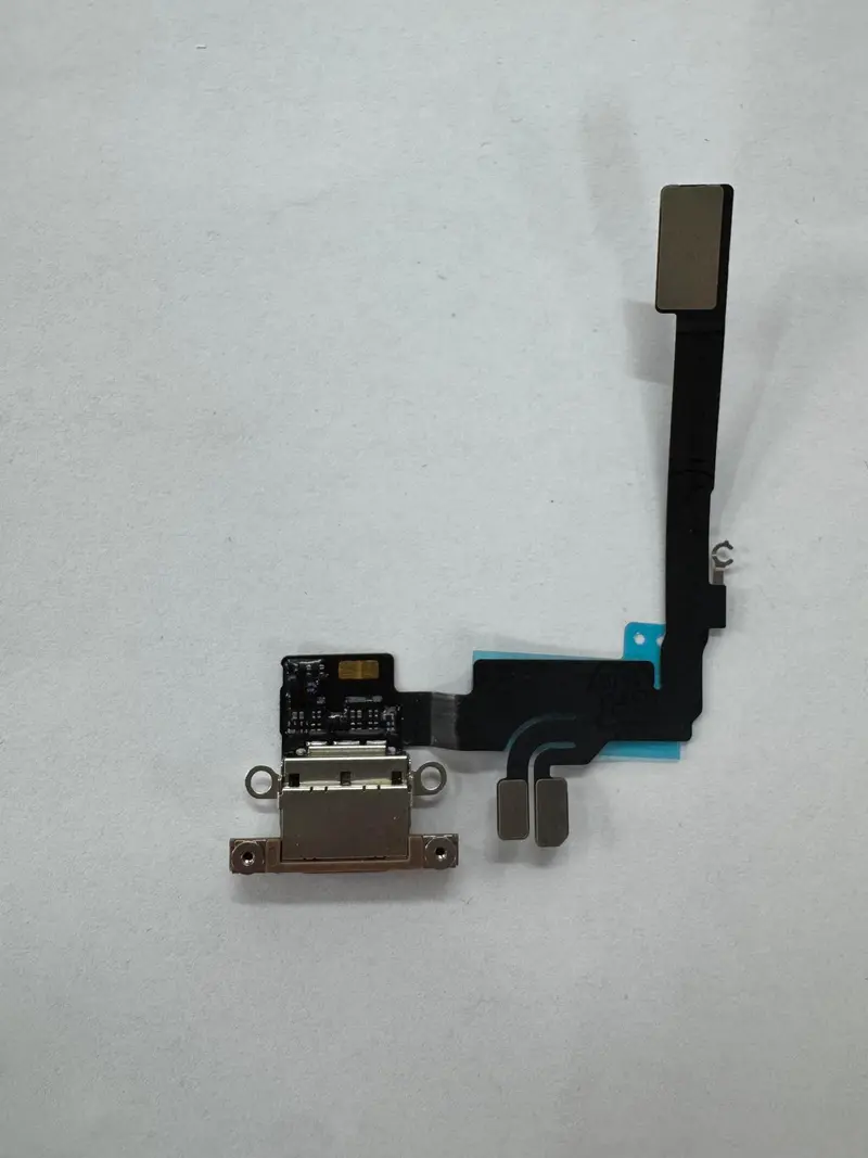 USB-C Ladebuchse Chargeflex Dockconnector kompatibel für iPhone 16 Pro Titan Natur