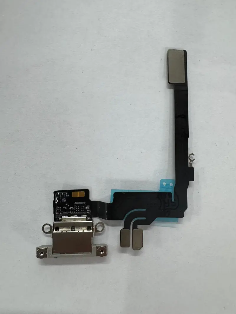 USB-C Ladebuchse Chargeflex Dockconnector kompatibel für iPhone 16 Pro Weiß