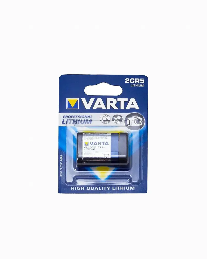 Varta 2CR5 Battery – 6V Lithium Camera Battery