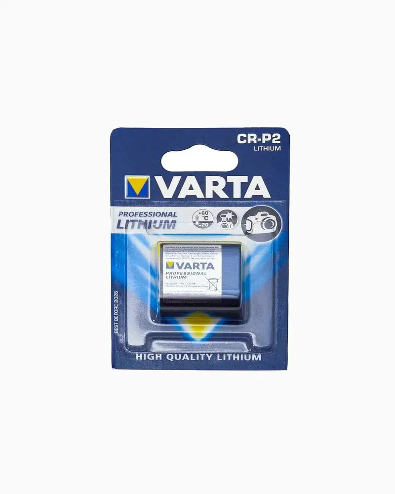 Varta CR-P2 Battery – 6V Lithium Camera Battery