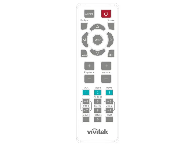 VIVITEK Fernbedienung SS-45-76U01G023-VV