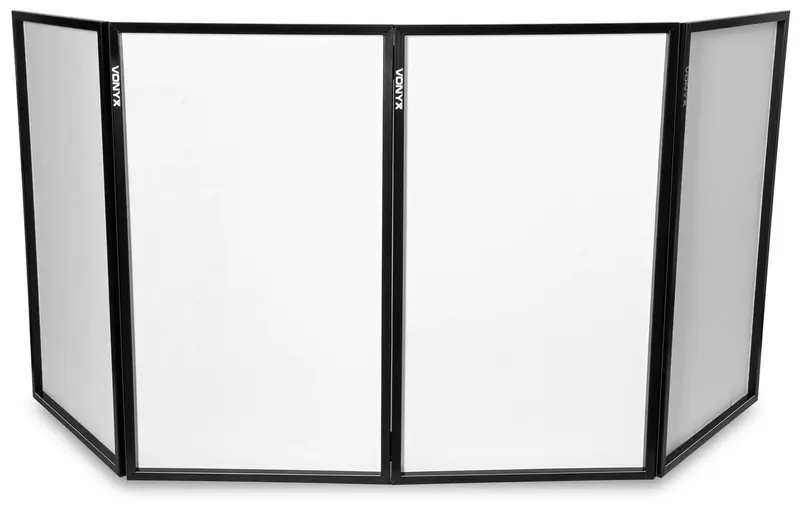 Vonyx DB2 Faltbare DJ Screen 120 x 70, 4 Segmente