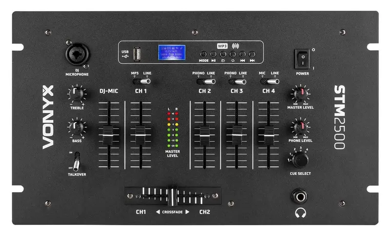 Vonyx STM2500 5-Kanal-Mischpult USB/MP3