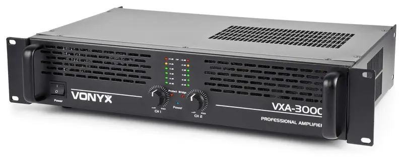 Vonyx VXA-3000 PA-Verstärker | 2x 1500W Endstufe