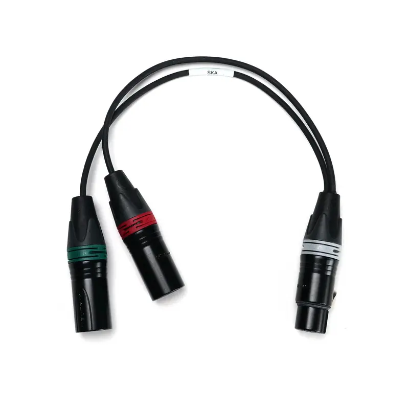 XLR-5F / 2x XLR-3M - Stereo Adapterkabel - Perivox® Y-Kabel (SKA)
